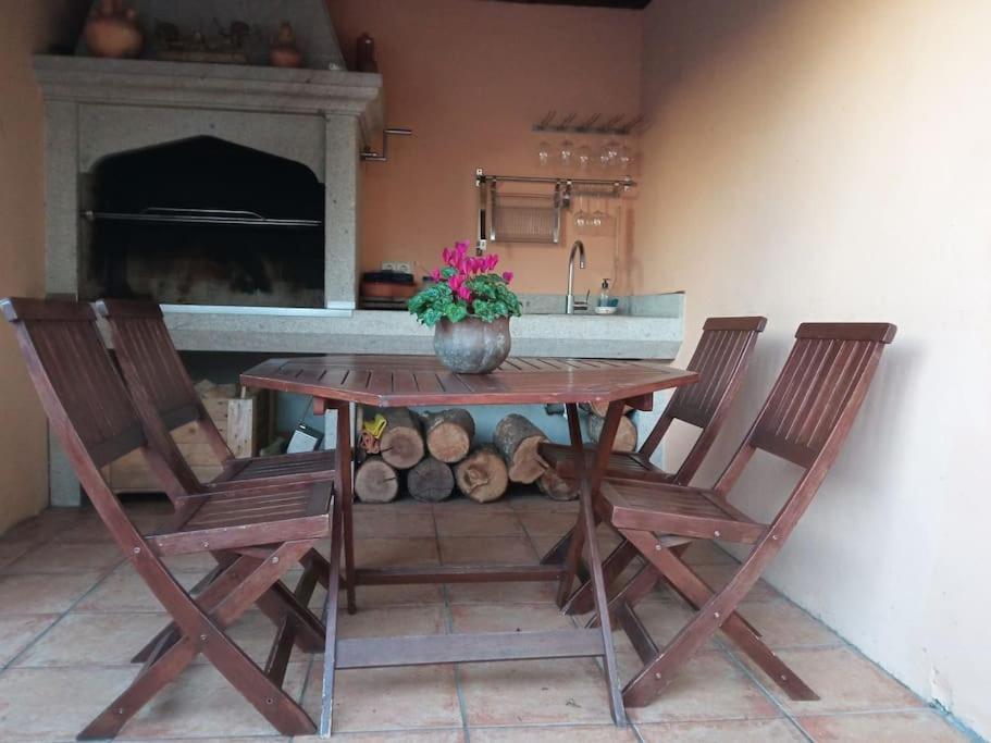 Casa Covelino Villa Poio Bagian luar foto
